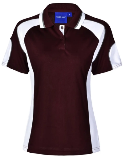 Picture of Winning Spirit, Ladies Cooldry Contrast Polo w Panels